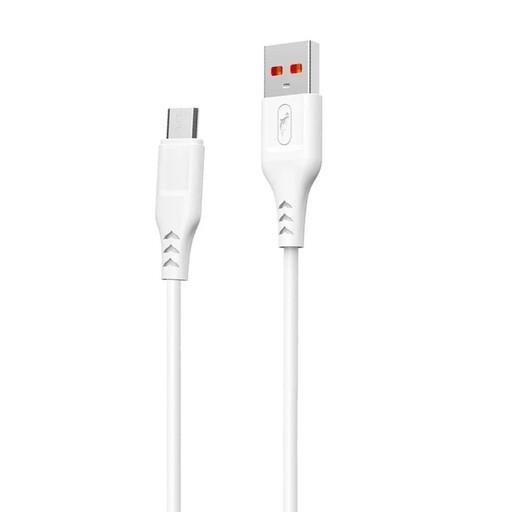 کابل تبدیل USB به microUSB اسکای دلفین مدل SV DATA طول 1 متر